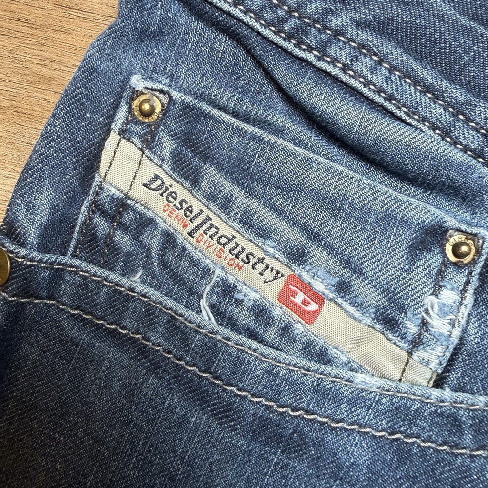 Diesel Jeans Men 30x30 Blue Braddom Regular Slim Carrot Fit 0661D (Tagged 28x32) - Picture 5 of 13